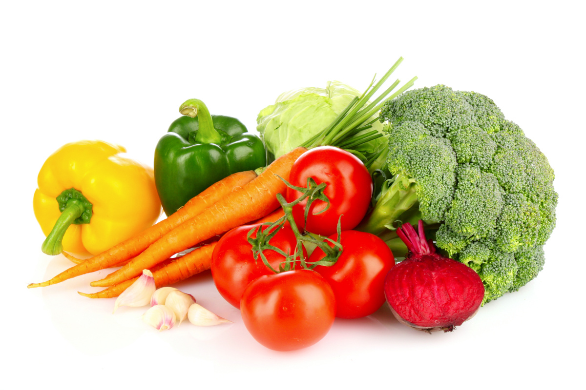 buntes Obst und Gemüse